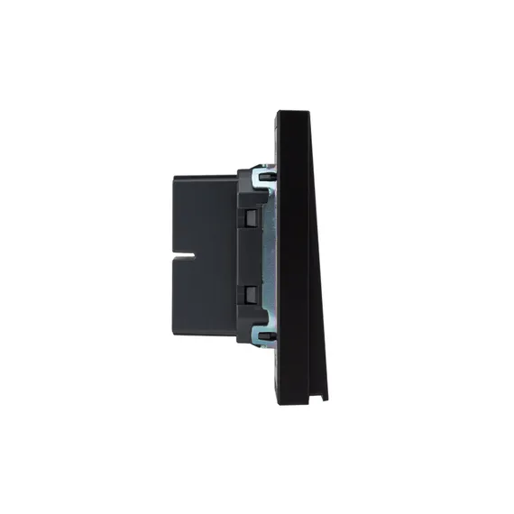 Переключатель перекрестный двухклавишный KRANZ Miele Strong Антрацит KR-78-0733-5
