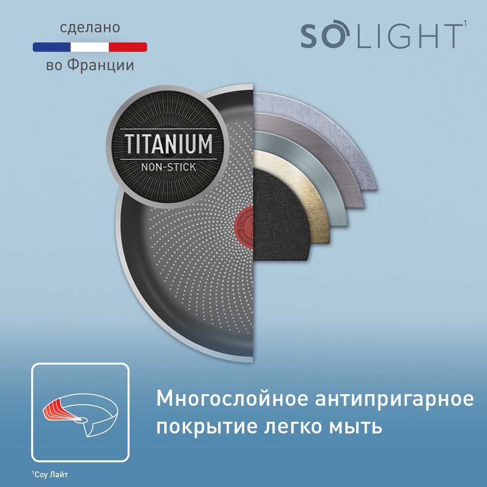 Сковорода Tefal So' Light 26 см H0560542