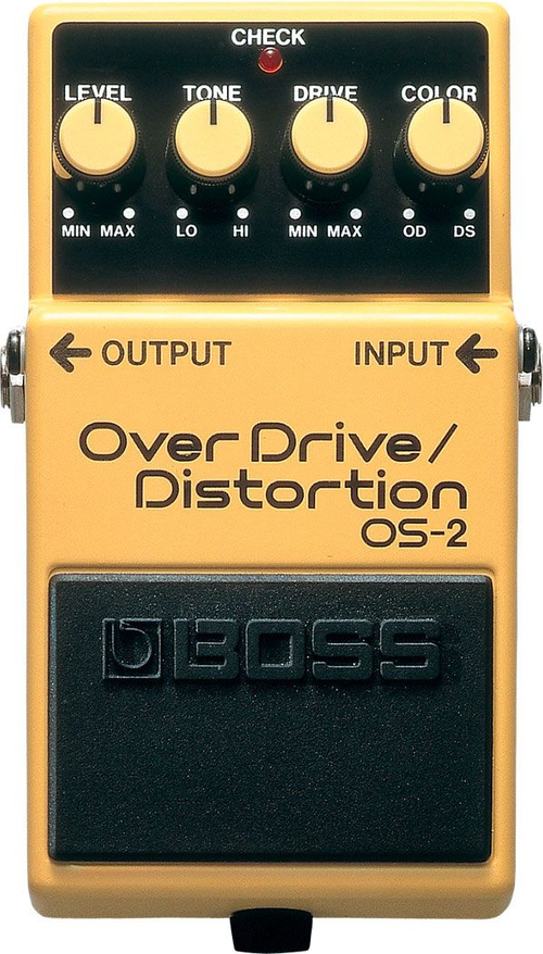 Boss OS-2 OverDrive/ Distortion педаль эффектов перегруза