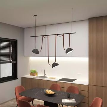 Комплект ременной трековой системы 72W 4000К DK55SET05-01-BR коричневый/чёрный Belty Denkirs