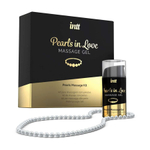 Набор для интимного массажа INTT Pearls in Love Massage Kit with Silicone Gel & Pearl Necklace