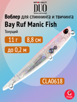 Воблер DUO Bay Ruf Manic Fish 77, CRA0671 Clear Inakko Gold OB, 77 мм, 9 г, тонущий, стикбейт