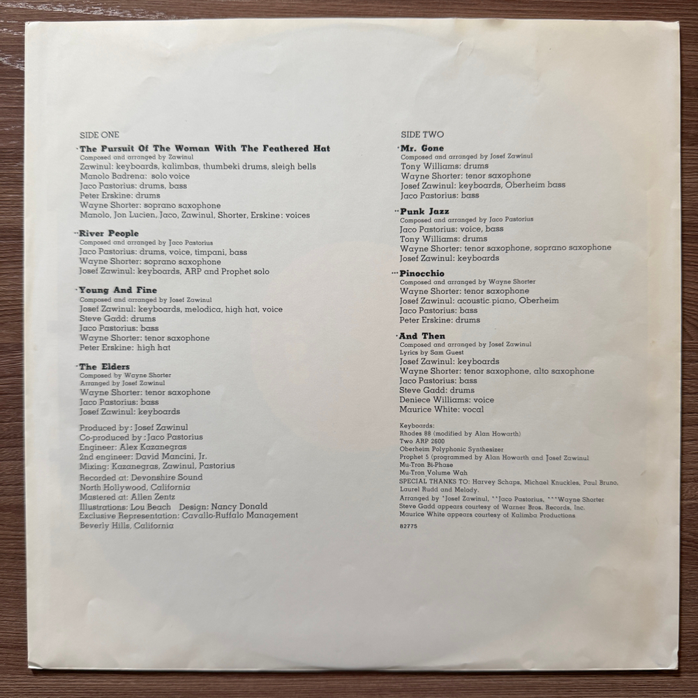 Weather Report - Mr. Gone (Голландия 1978г.)