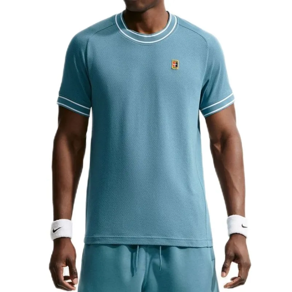 Теннисная футболка Nike Court Heritage Tennis - smokey blue