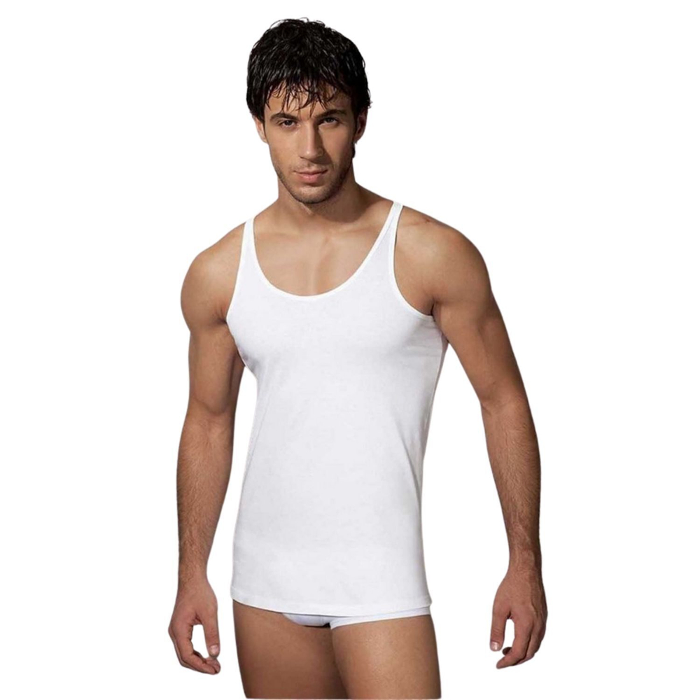 Классическая мужская майка Doreanse Cotton Basic (Размер: S) (Цвет: черный)
