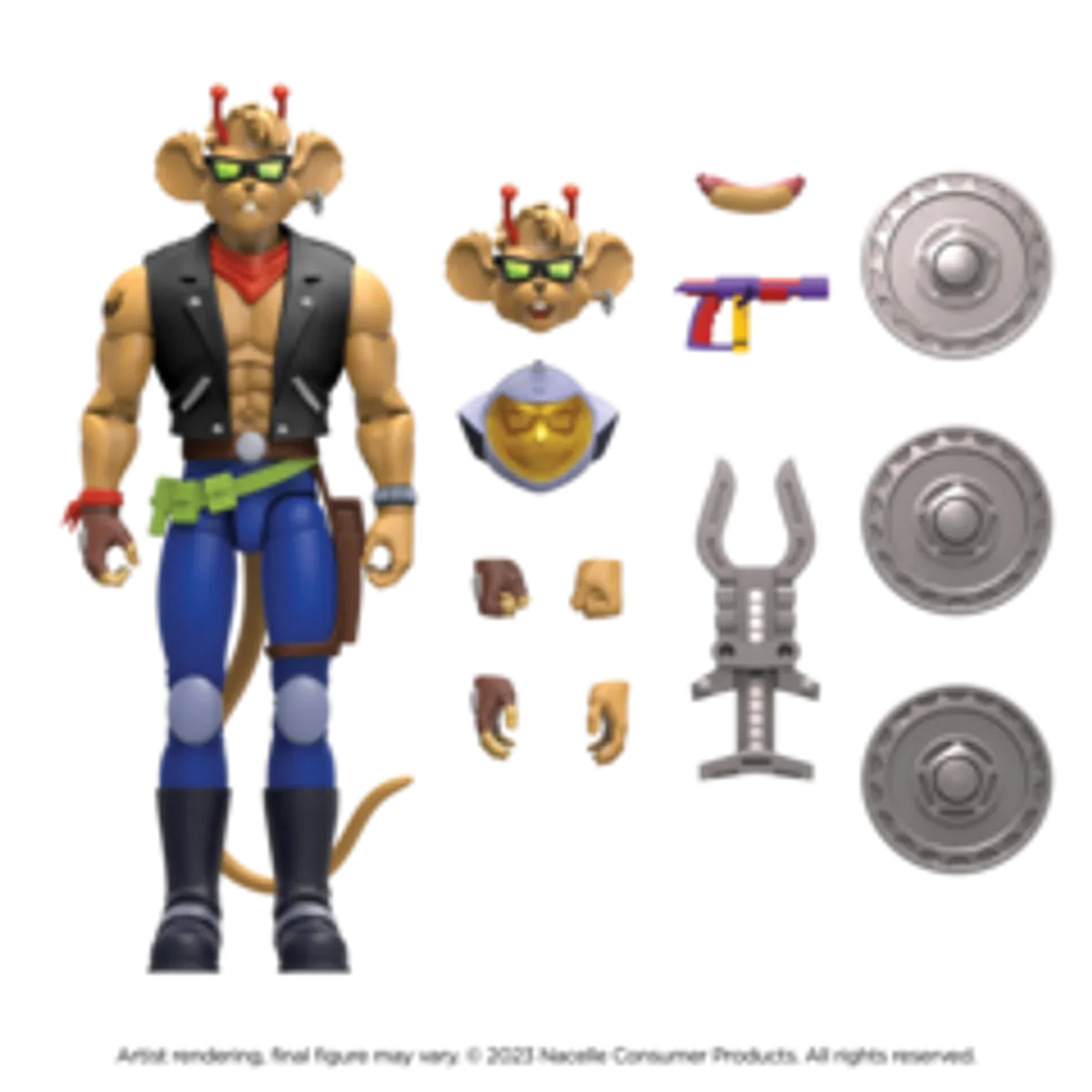 Фигурка Nacelle Biker Mice from Mars: Throttle
