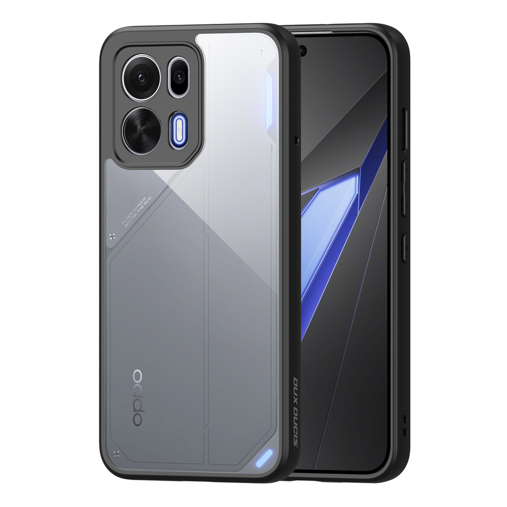 Чехол прозрачный с черными мягкими рамками для OPPO K15 Pro, серия Aimo Series Case от Dux Ducis