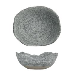 Салатник 290 мл 17*14 см h6,5 см для закусок Wave Up Stone Crush Taiga P.L. [1]
