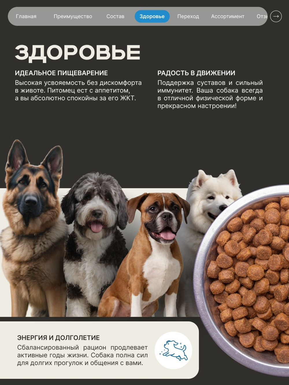 Корм сухой для взрослых собак породы Кане-корсо, премиум полнорационный комплекс, с лососем, 12 кг, QUATTRO