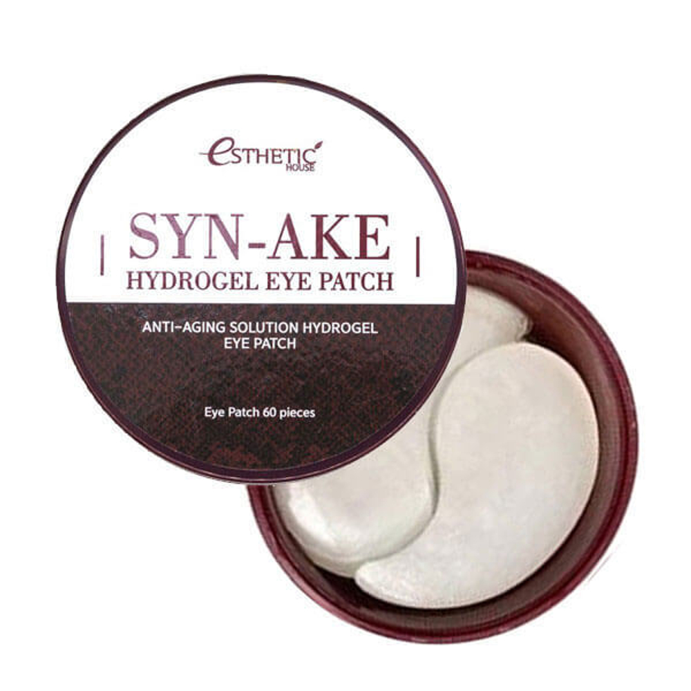 Омолаживающие гидрогелевые патчи со змеиным пептидом Esthetic House Syn-Ake Hydrogel Eye Patch