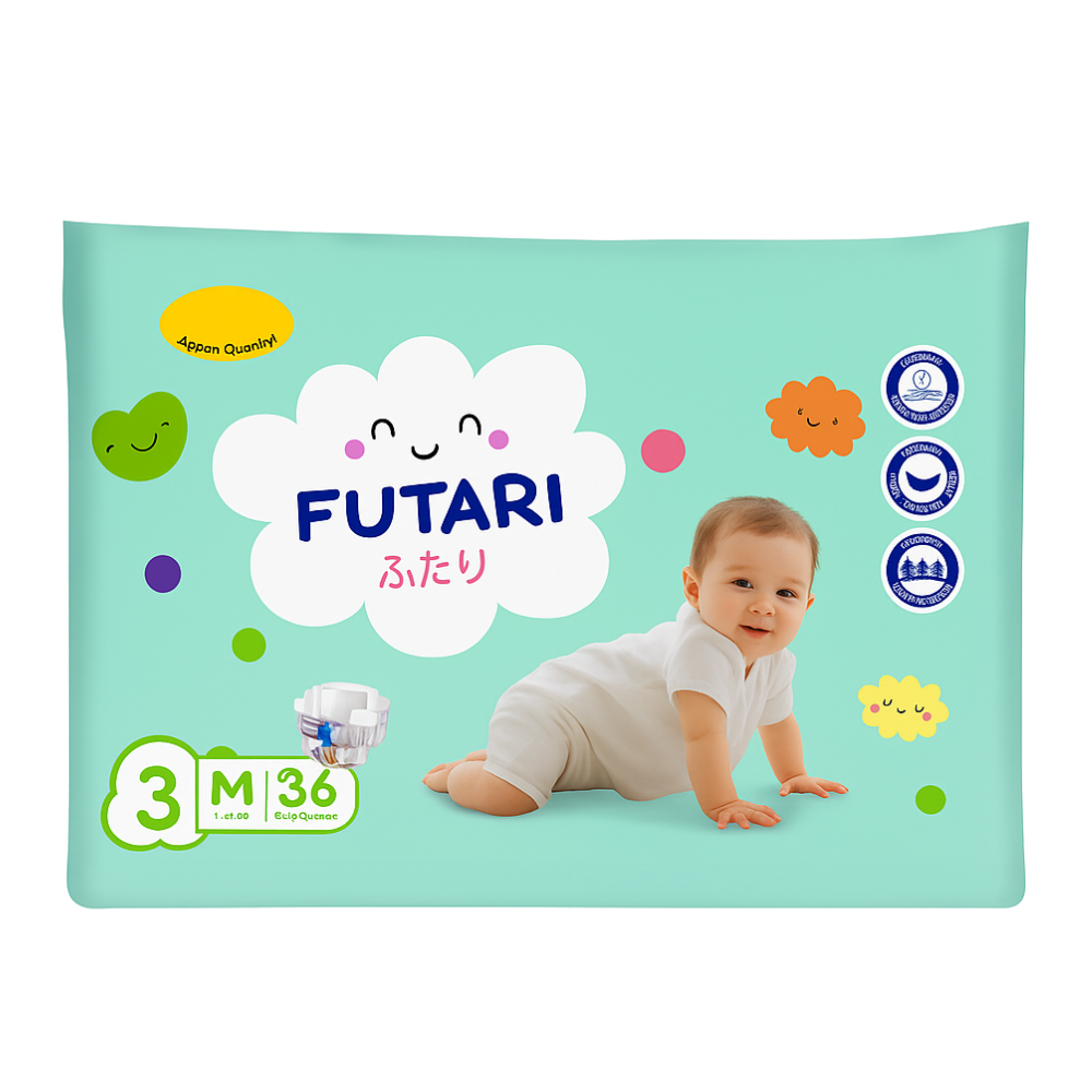 Подгузники Futari L 8-14 кг 32 шт