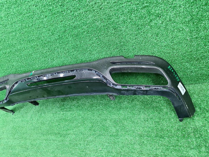 Юбка заднего бампера Mercedes S W222 17-20 AMG 63