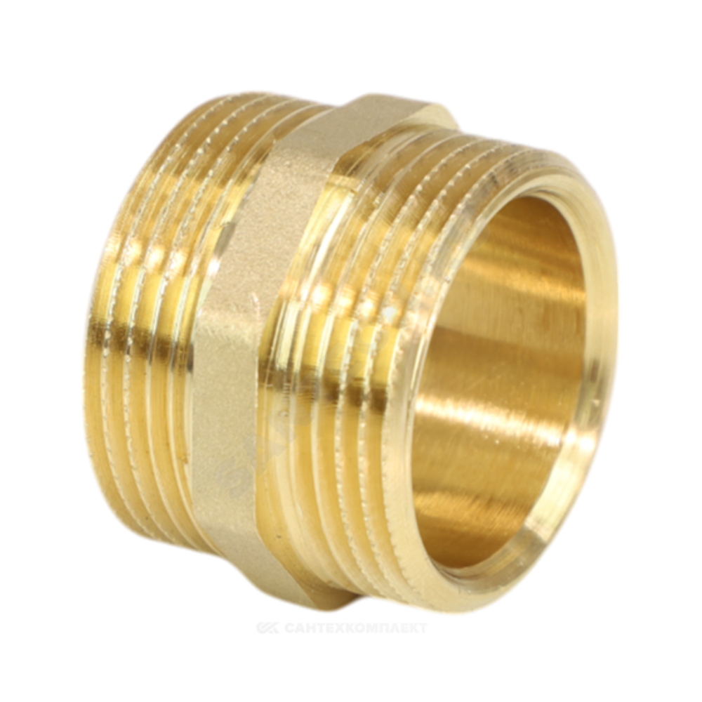 Ниппель латунь Ду 20 (3/4") НР LD LD.65.501.20