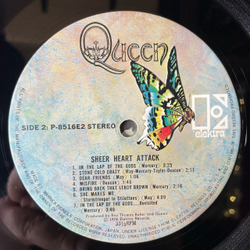 Винтажная виниловая пластинка LP Queen Sheer Heart Attack (Япония 1974) (Оби)