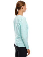 ЛОНГСЛИВ УТЕПЛЕННЫЙ ЖЕНСКИЙ WARM LONG SLEEVES TEE | AQUA