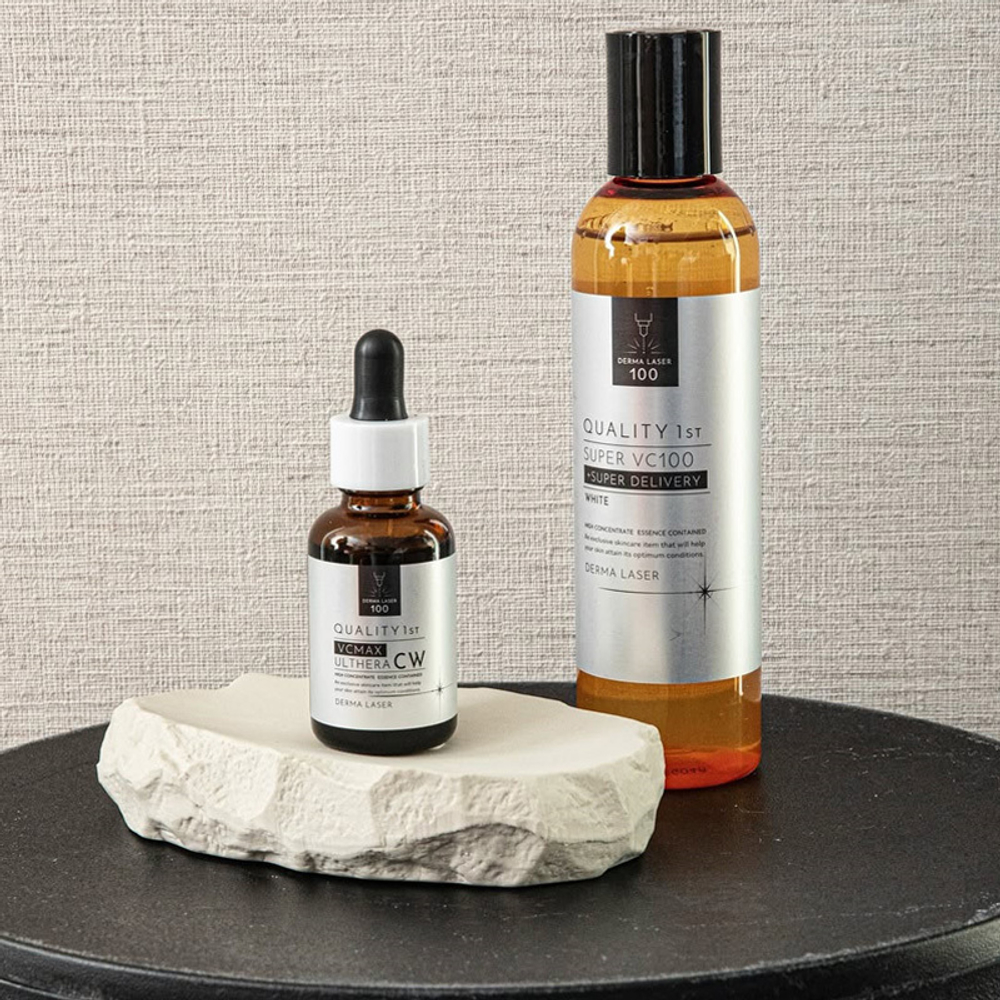 Quality Лосьон, выравнивающий цвет кожи лица, дерма лазер VC100 Кволити Фест-1st Derma Laser Super VC100 (White Lotion), 240 мл