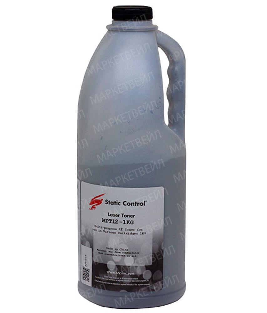 Тонер Static Control для HP LJ 1010/1160/1320, MPT12, Bk, 1 кг Тонер Static Control для HP LJ 1010/1160/1320, MPT12, Bk, 1 кг