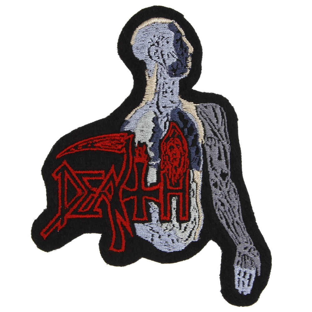 Нашивка с вышивкой группы Death (6096)