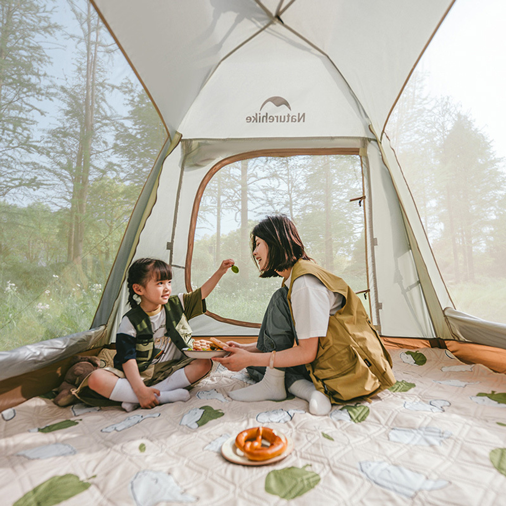 ПАЛАТКА NATUREHIKE ANGO PICNIC AUTOMATIC TENT С НАВЕСОМ