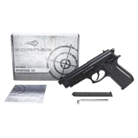 Пистолет пневматический Borner 92 (Beretta 92), кал. 4,5 мм