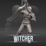 Геральт Ведьмак Geralt of Rivia witcher Коллекционная Фигурка Аниме