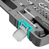 Набор инструментов, 1/2", 1/4", CrV, пластиковый кейс 88 предметов Stels — фото 6