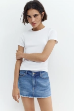 Джинсовые шорты и юбки - PULL&BEAR
