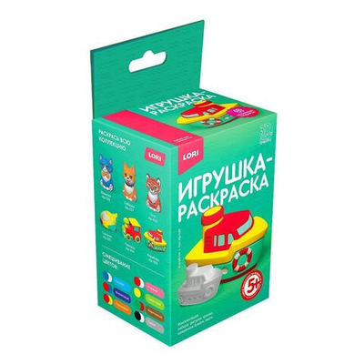 3D Art Игрушка-раскраска 16*6,6*8,5см "Кораблик" (Lori)