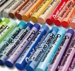 Пастель масляная художественная PENTEL "Oil Pastels", 12 цветов, круглое сечение, картонная упаковка, PHN4-12