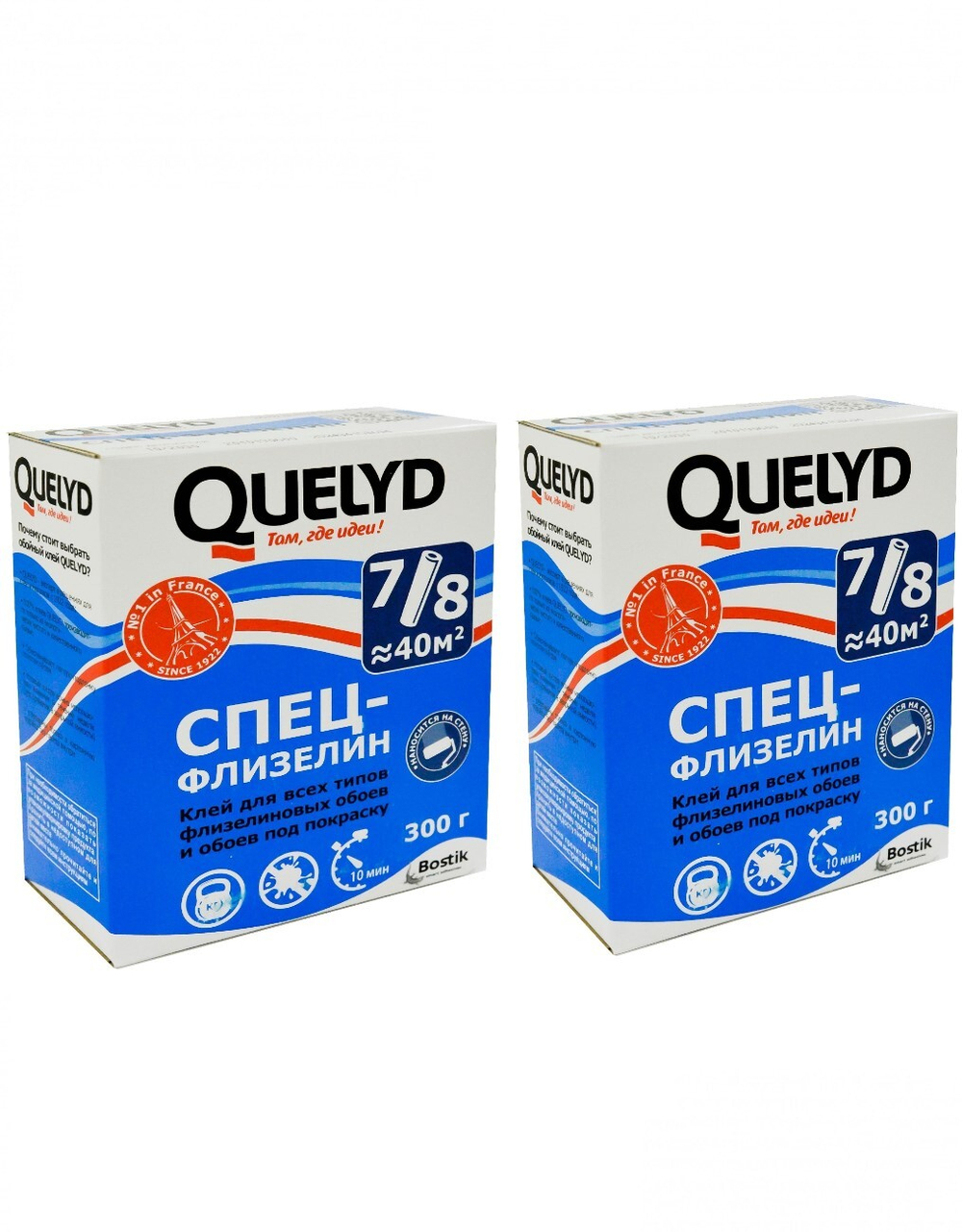 Клей обойный Quelyd Спецфлизелин, 0,3 кг 2 шт