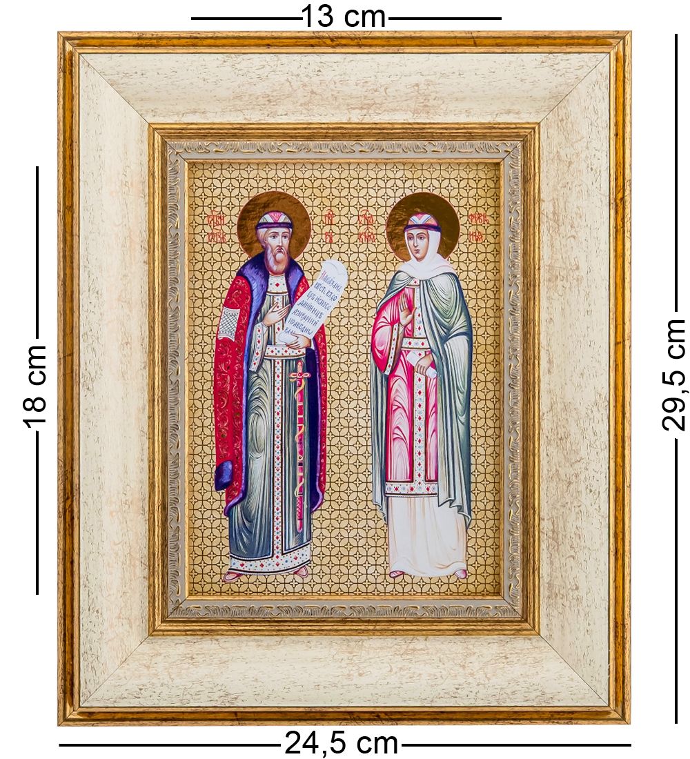 ART-905/6 Панно «Святые Петр и Феврония»