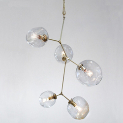 Люстра  BRANCHING BUBBLE CHANDELIER 5 by LINDSEY ADELMAN ( dark )