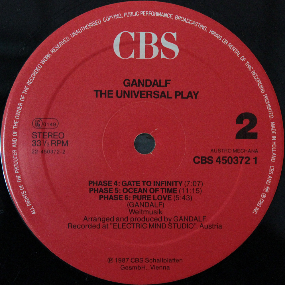 Gandalf / The Universal Play (LP)