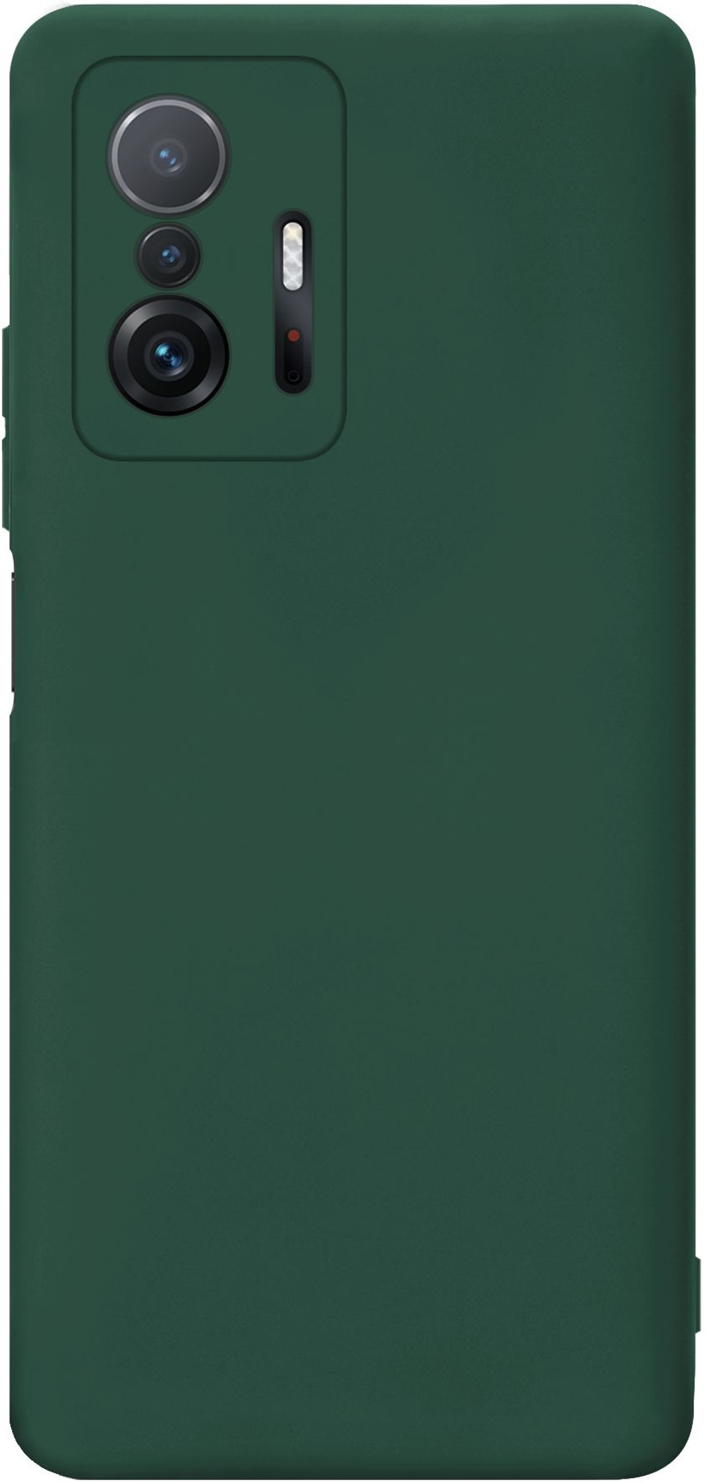 Мягкий Soft Touch чехол из силикона для XIAOMI 11T PRO / 11T с бархатной подкладкой