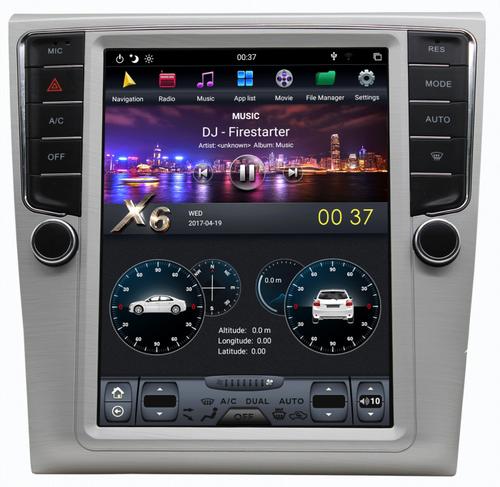 Магнитола для Volkswagen Passat 2005-2015 (B6, B7, CC) - Kuberg ZF-1012-Q6 вертикальный экран в стиле "Тесла" на Android 11, CarPlay, 4G SIM-слот