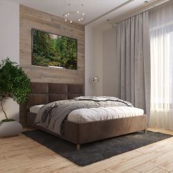 Двуспальная кровать с настилом Мидл, 140х185