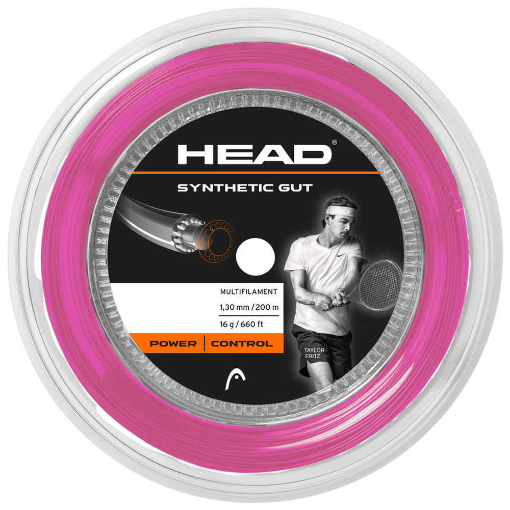 Струны теннисные Head Synthetic Gut (200 m) - pink