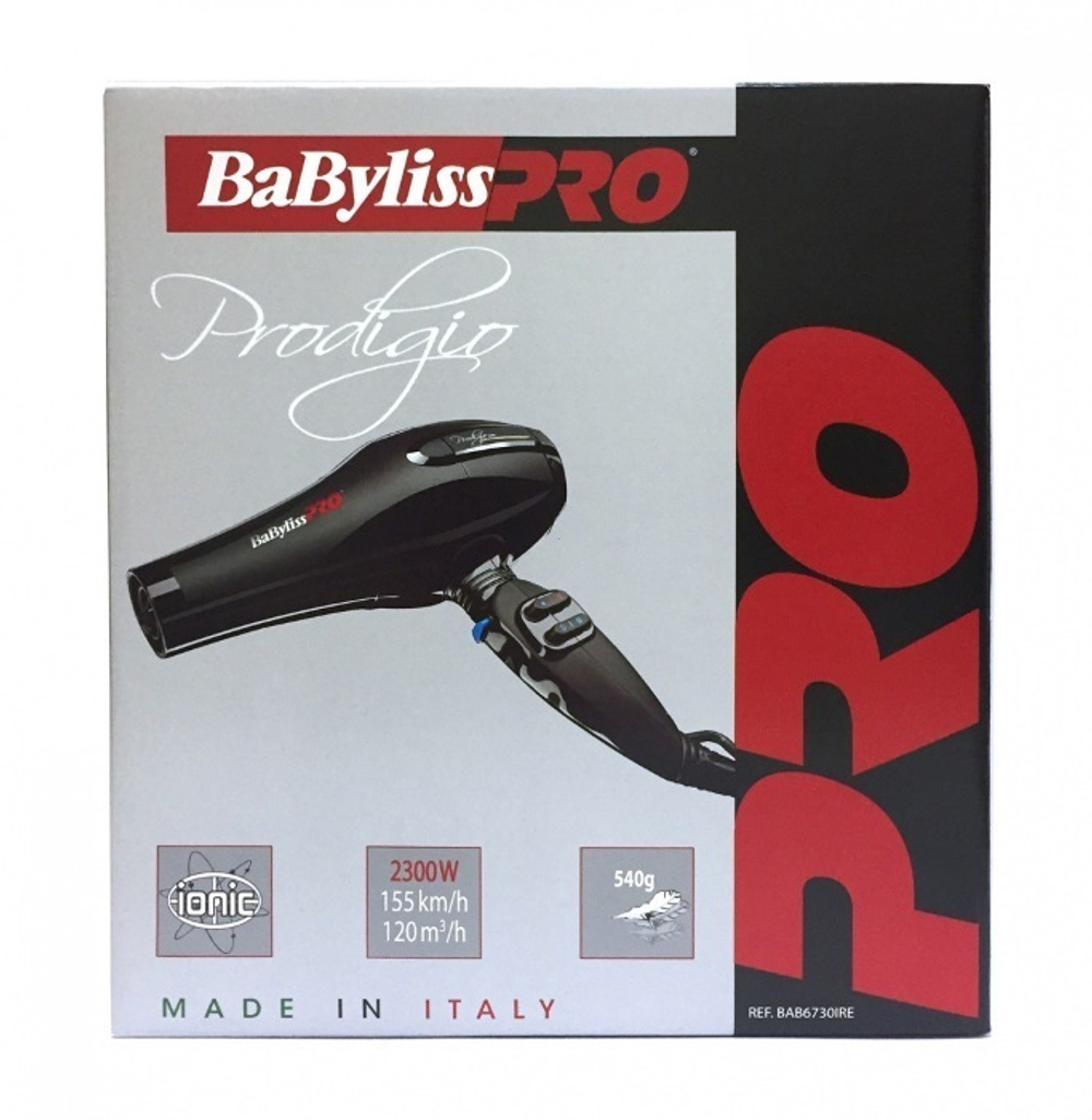 Фен BaByliss Pro Prodigio 2300Вт 2насадки ионизация
