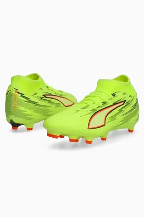 Бутсы Puma Ultra 6 Play+ FG/AG - зеленый