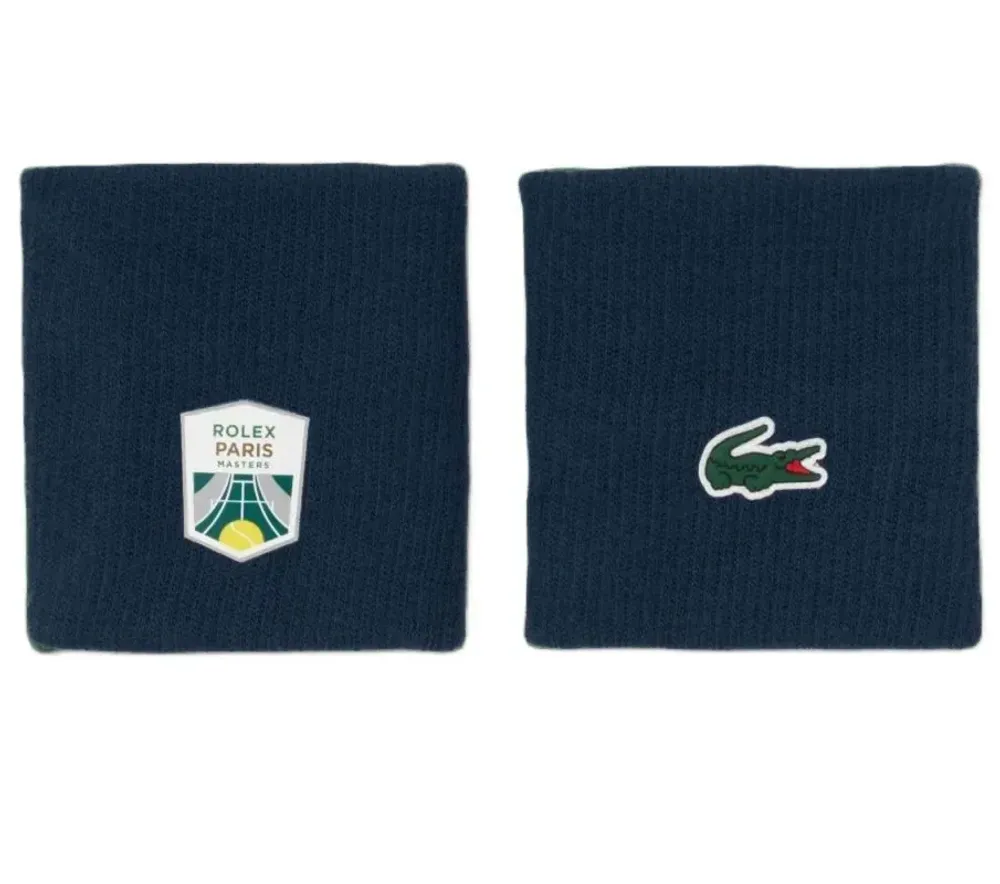 Напульсник теннисный Lacoste Rolex Paris Masters Edition 2P - navy blue