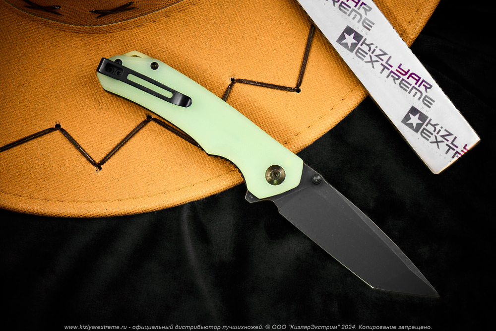 Нож Civivi Brazen C2023E, сталь D2 BlackWash, Natural G10