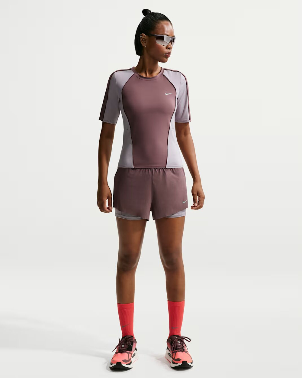 Nike Swift Dri-FIT Normal Belli 2-в-1 Женские шорты для бега - NIKE