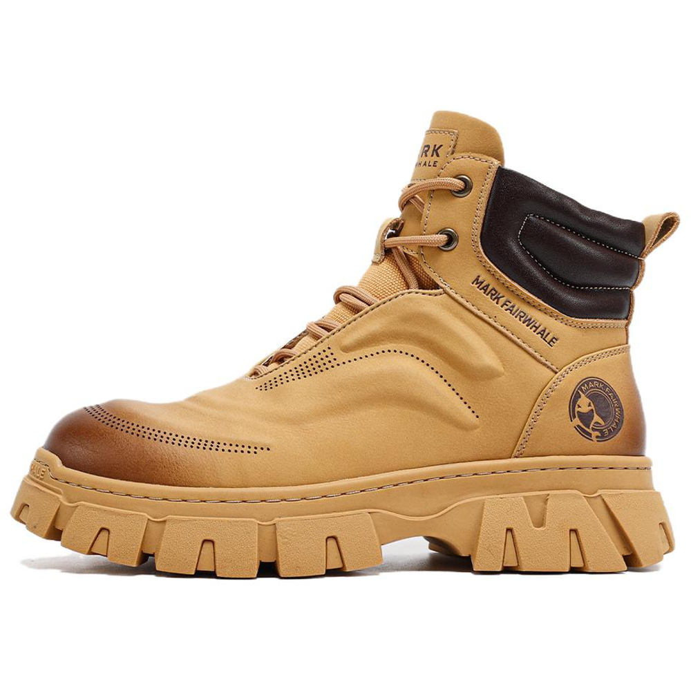 FAIRWHALE Short Mid Calf Combat Boots Men"s