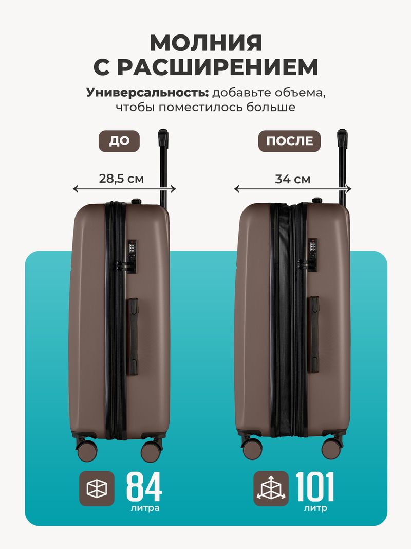 Набор S/L ручная кладь и большой Шоколад