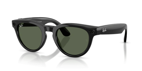 Умные очки Ray-Ban Meta Headliner Gen 2 (RW4013) Shiny Black/G-15 Green S50 T150