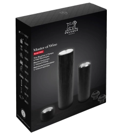 Peugeot Электрический штопор Reverse Master of Wine + набор насосов черный EAN 4006950201081