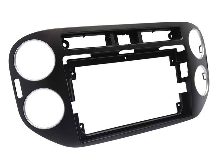 Магнитола для Volkswagen Tiguan 2011-2016 (рамка черная, прямоуг. кнопка) - Vaycar VA81-0489 на Android 13, Быстрая, 4G SIM-слот
