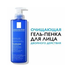 La Roche-Posay Toleriane Gel Moussant Double Nettoyant Очищающая гель-пенка для лица двойного действия, 400 мл