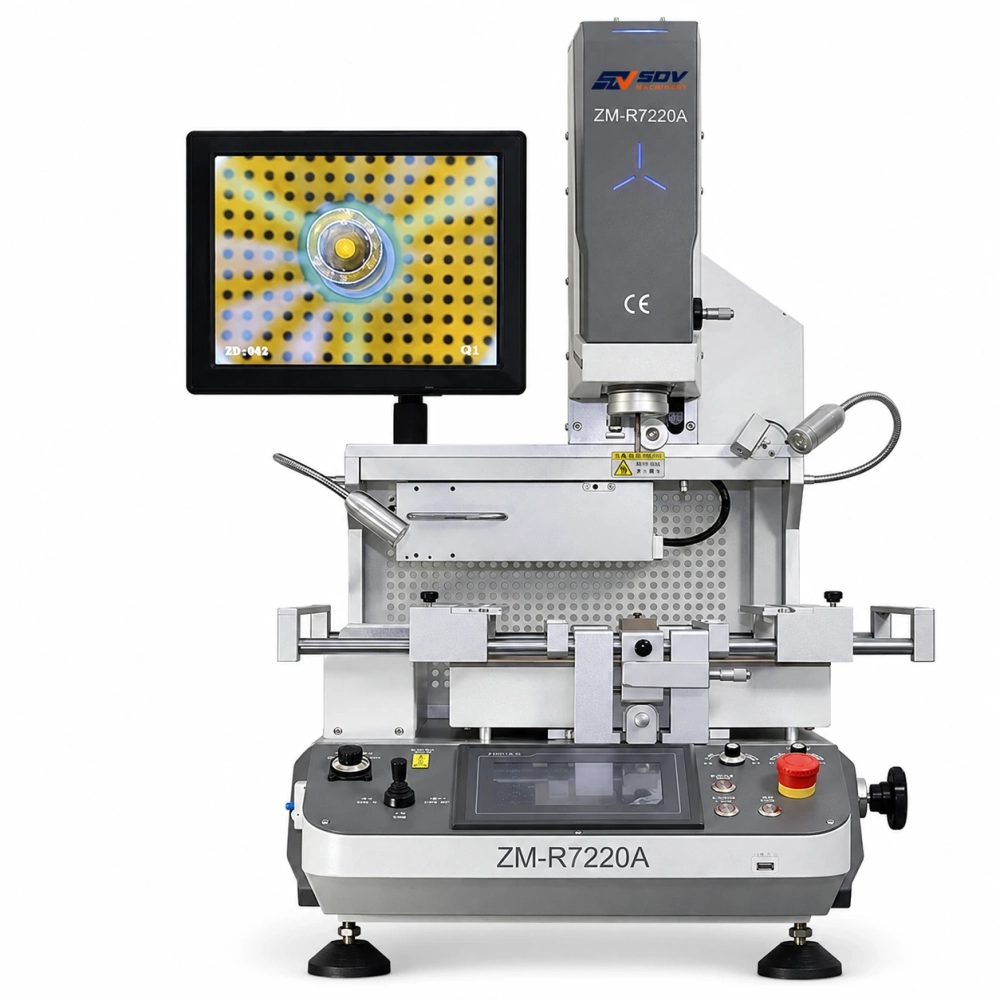 SDV-ZM-R7220A Паяльная станция BGA - 5300 Вт, оптическая юстировка, 220 В
