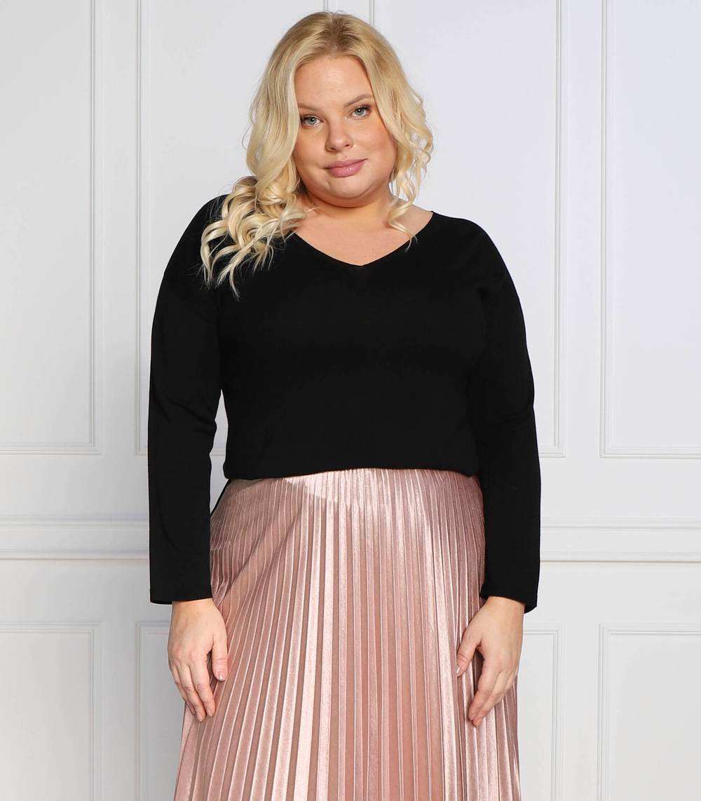 свитер vilma plus size Persona by Marina Rinaldi - черный(1363452)